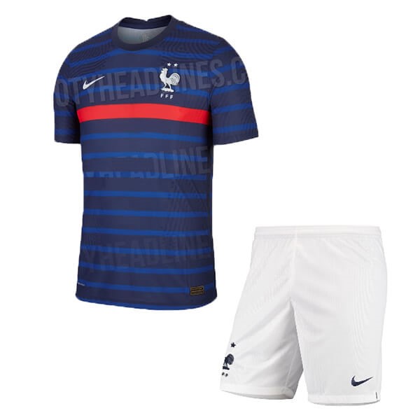 Maillot Football France Domicile Enfant 2020 Bleu